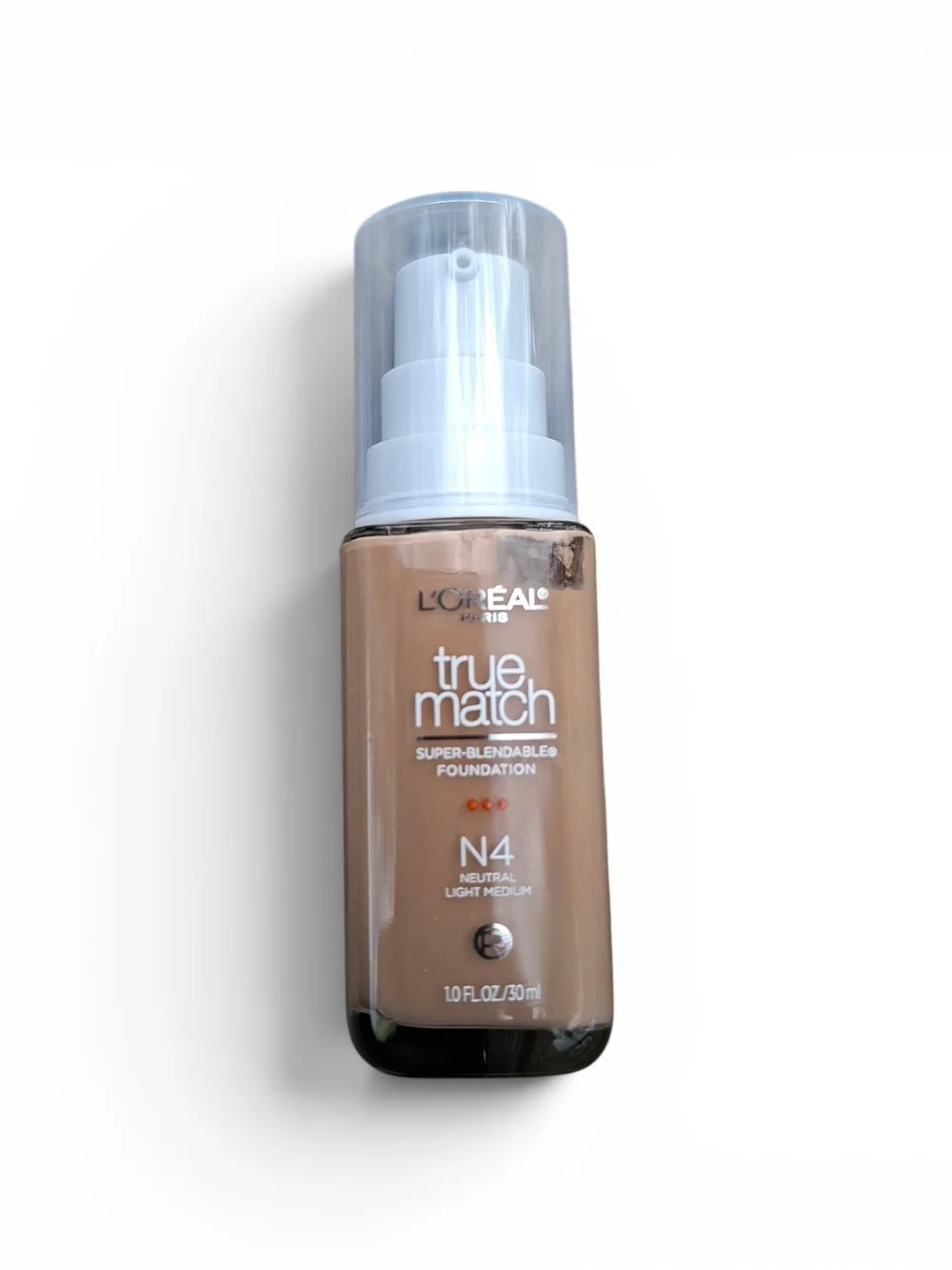 L'Oreal True Match Foundation N4 Neutral Light-Medium - Beige Bottle